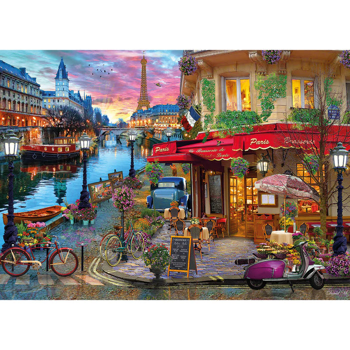 Gibsons Sunset On The Seine 500XLpc Jigsaw Puzzle