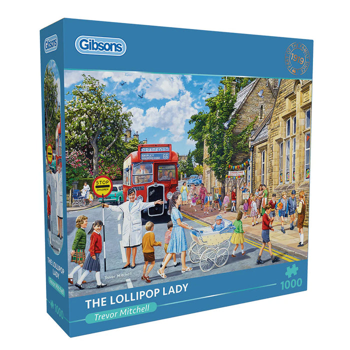 Gibsons Lollipop Lady 1000pc Jigsaw Puzzle