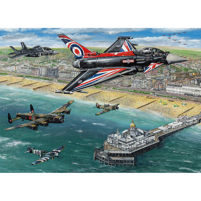 Gibsons Airshow Over Eastbourne 1000pc Jigsaw Puzzle