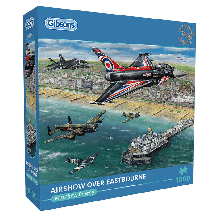 Gibsons Airshow Over Eastbourne 1000pc Jigsaw Puzzle