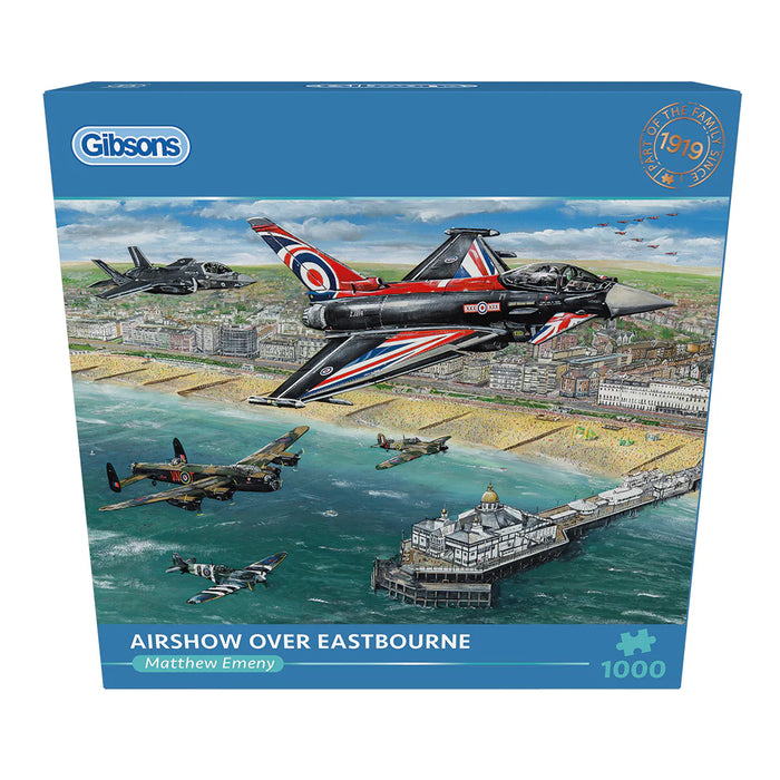 Gibsons Airshow Over Eastbourne 1000pc Jigsaw Puzzle
