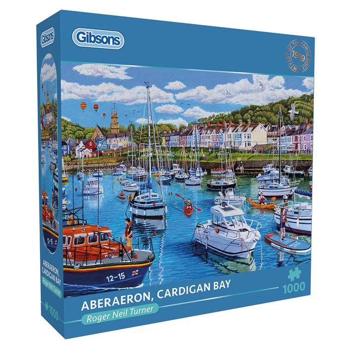 Gibsons Aberaeron, Cardigan Bay 1000pc Jigsaw Puzzle