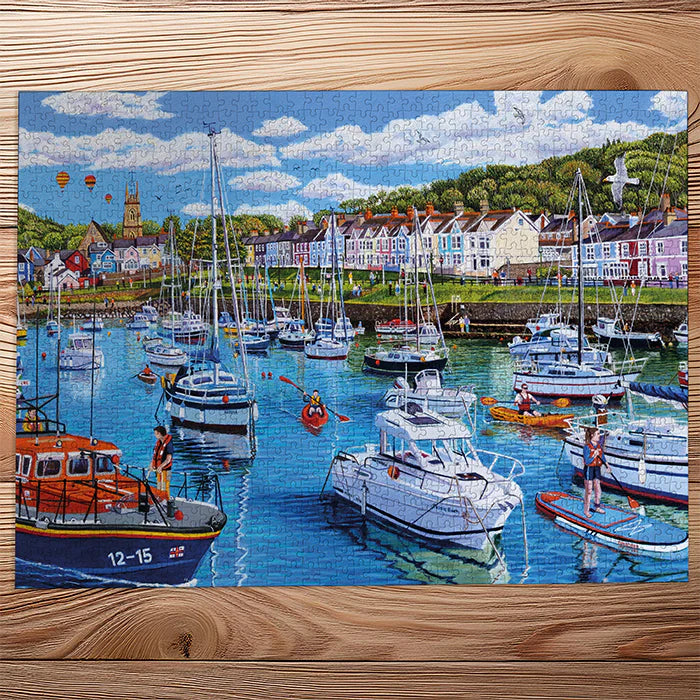 Gibsons Aberaeron, Cardigan Bay 1000pc Jigsaw Puzzle