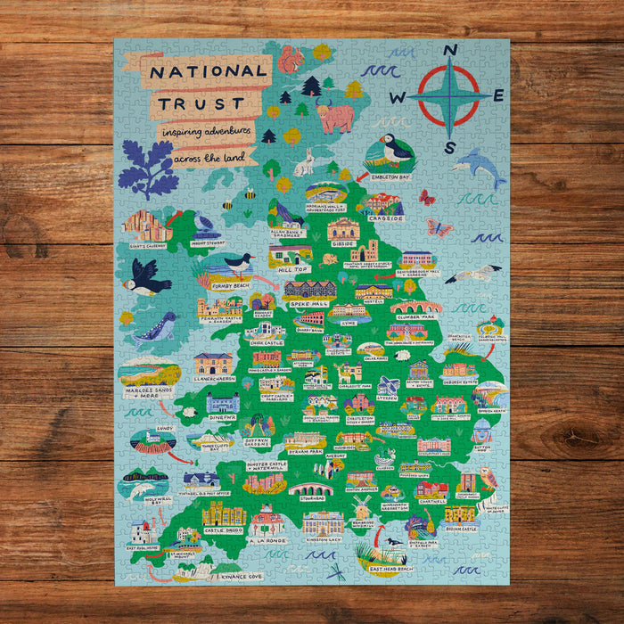 Gibsons National Trust : Across The Land 1000 Piece