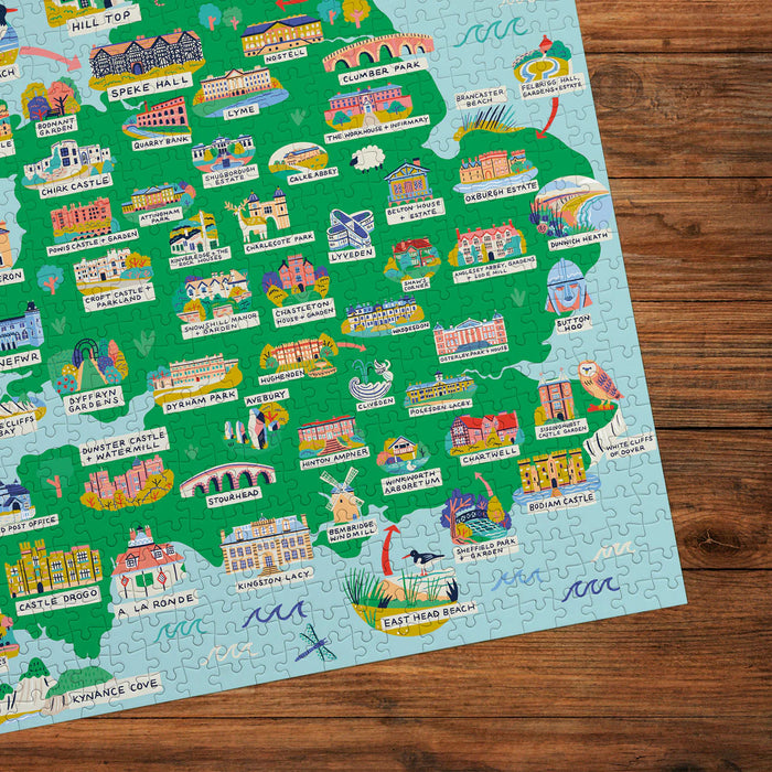 Gibsons National Trust : Across The Land 1000 Piece