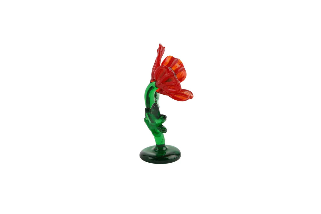 CGB Artisan Glass Poppy Figure