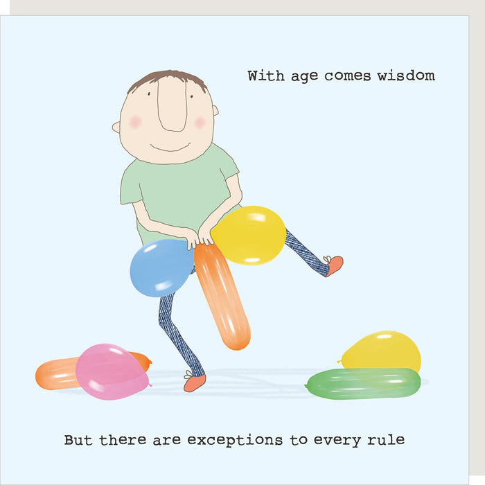 Rosie Made A Thing Card - Exceptions