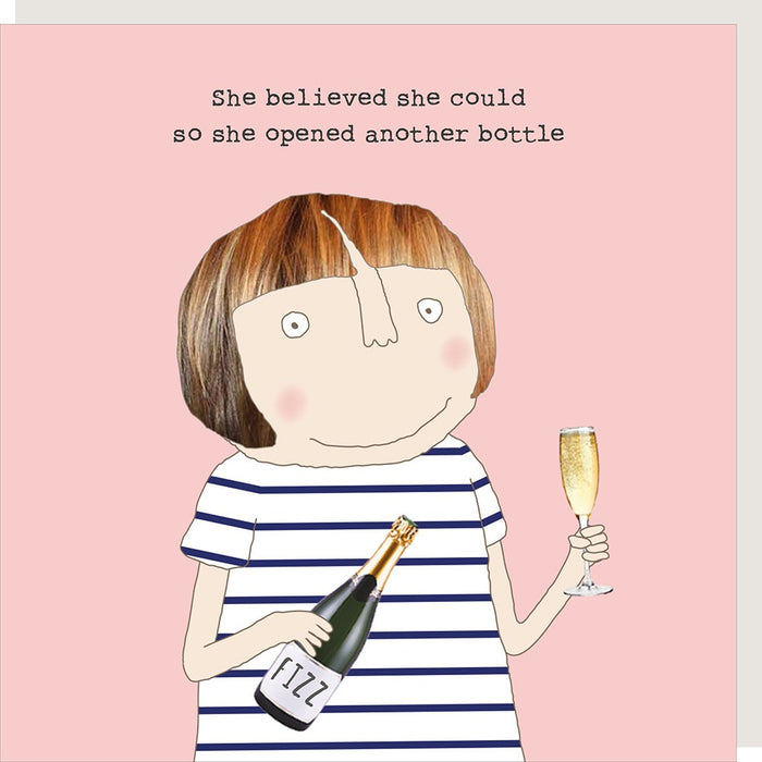 Rosie Made A Thing Card - Another Bottle