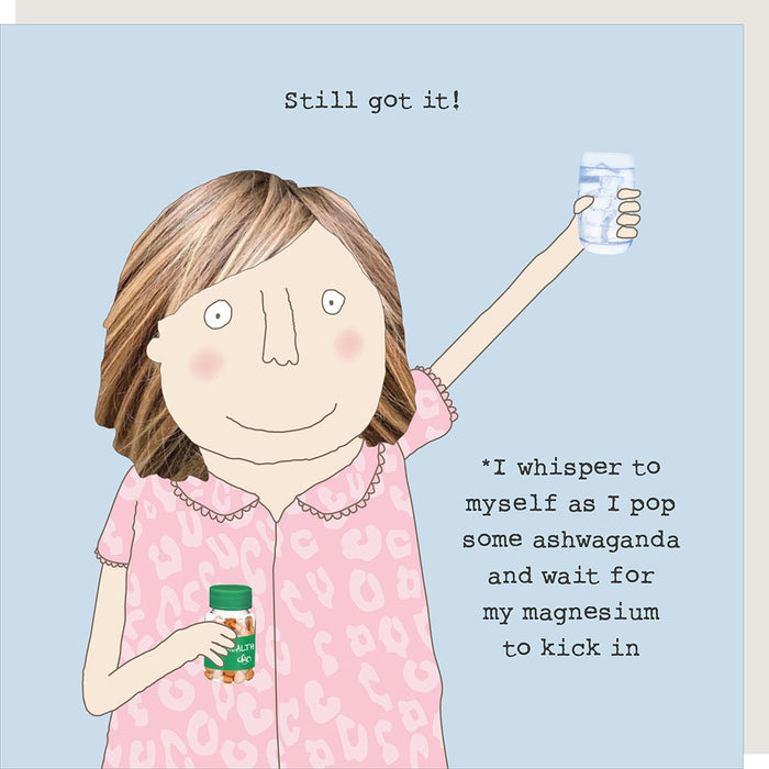 Rosie Made A Thing Card - Kick In