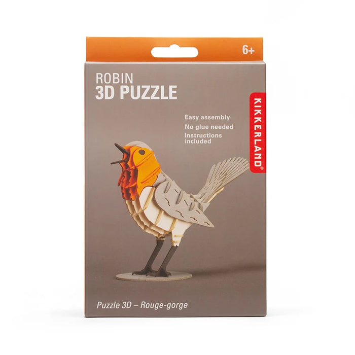 Kikkerland Robin 3d Puzzle