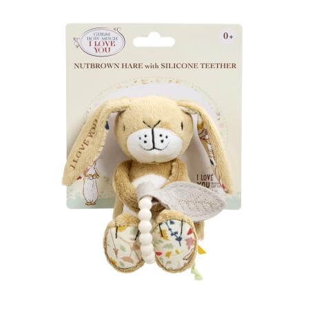 Rainbow Designs Guess How Love I Love You Hare With Silicone Teether