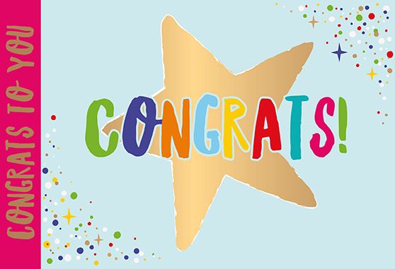 Words N Wishes 'Congratulations' Birthday Card