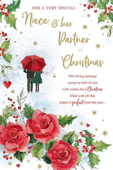 Nigel Quiney 'For A Very Special Niece & Her Partner' Christmas Card
