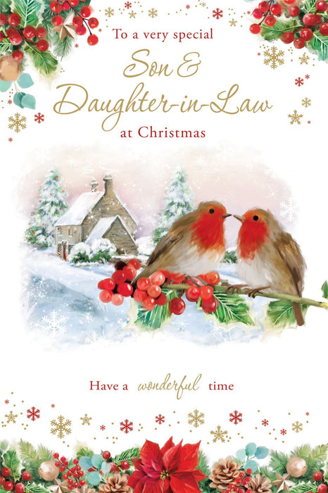 Nigel Quiney 'To A Very Special Son & Daughter-In-Law' Christmas Card