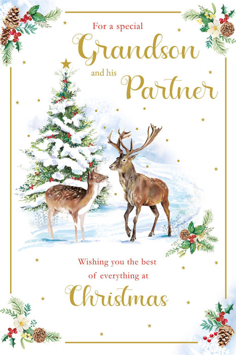 Nigel Quiney 'For A Special Grandson And His Partner' Christmas Card