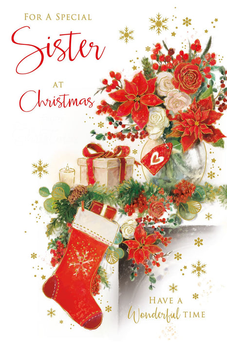 Nigel Quiney 'For A Special Sister' Christmas Card