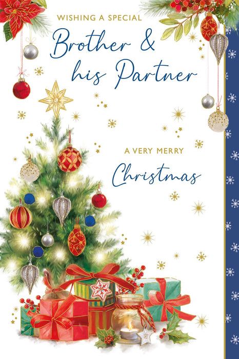 Nigel Quiney 'Wishing A Special Brother & His Partner' Christmas Card