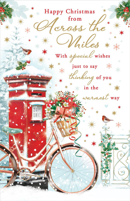 Nigel Quiney 'Happy Christmas From Across The Miles' Christmas Card