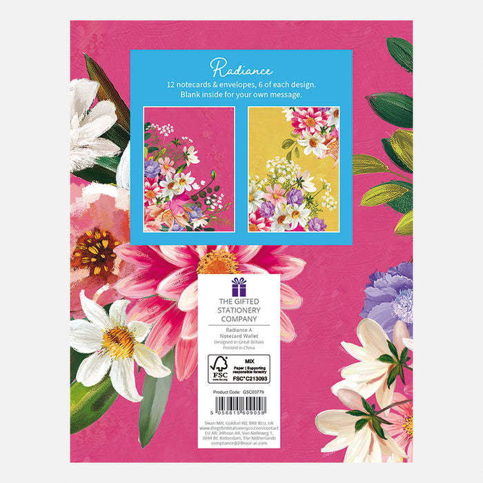 The Gifted Stationery Company Notecard Wallet Radiance/Pink
