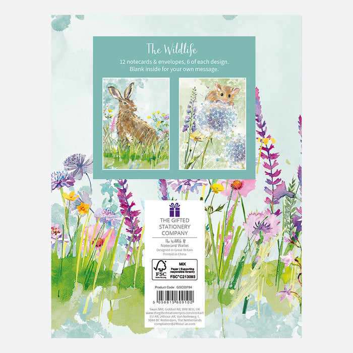 The Gifted Stationery Company Notecard Wallet The Wildlife