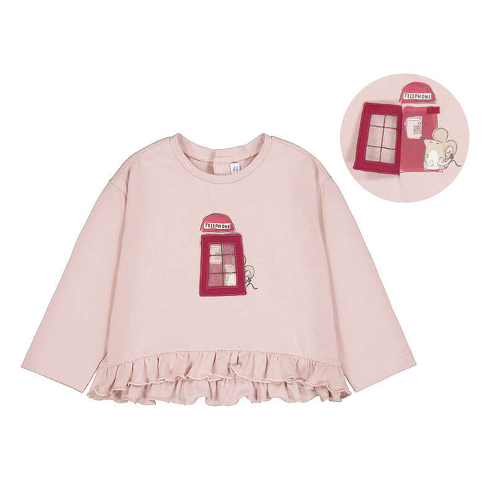 Mayoral Girls Long Sleeve Shirt in Petisui