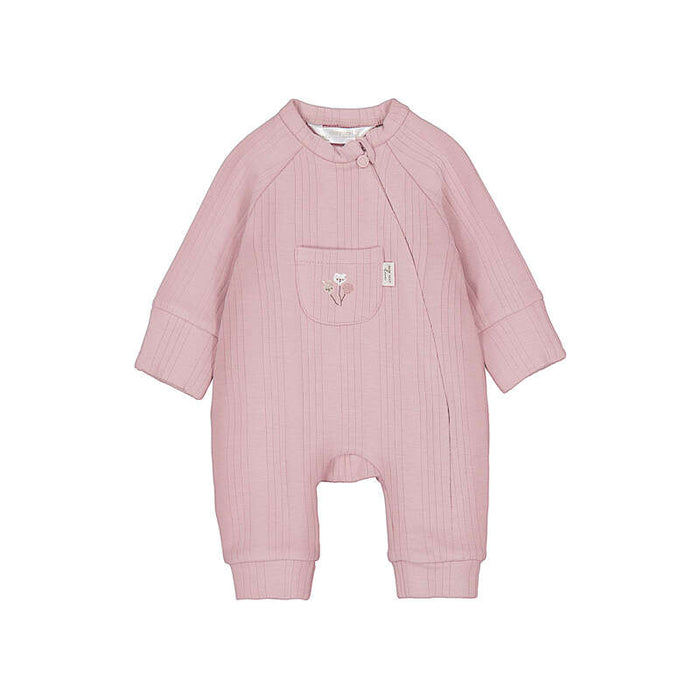 Mayoral Boys Cord Romper In Baby Rose