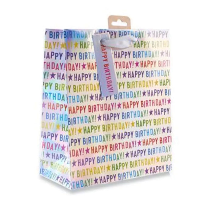 Tiger Feet  Metallic Birthday XL Giftbag