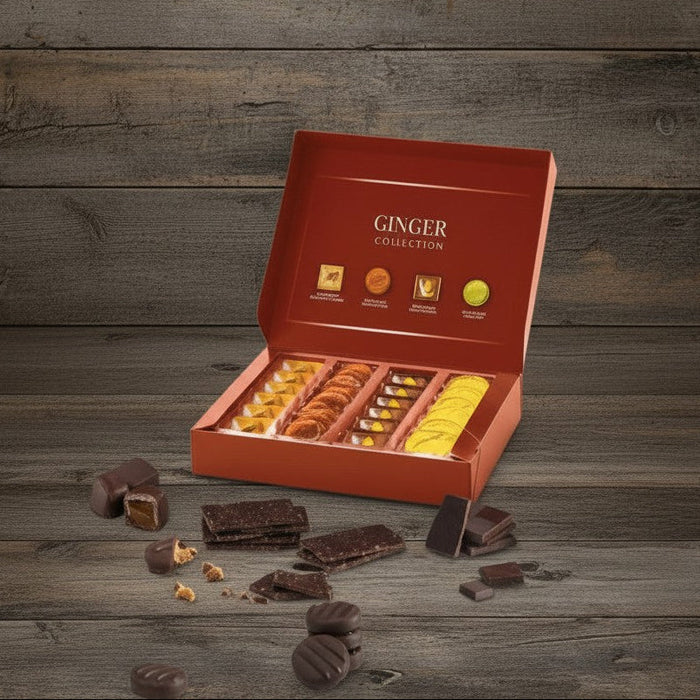 Whitakers Dark Chocolate Ginger Collection 165g