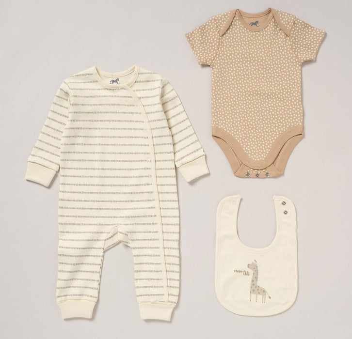 Rock a Bye Boutique Giraffe 3 Piece Layette Set
