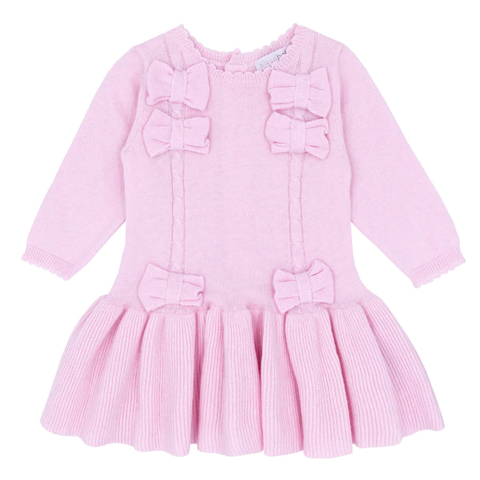 Blues Baby Girls Knitted Dress Pink