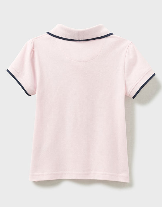 Crew Clothing Girls Ocean Polo Shirt Pink