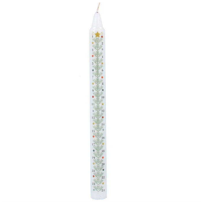 Gisela Graham Christmas Tree Advent Candle