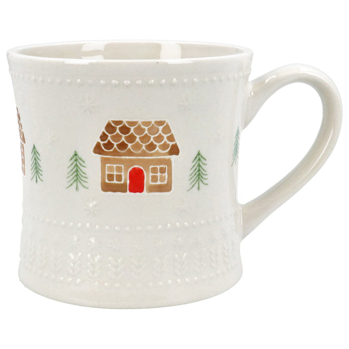 Gisela Graham Gingerbread House Large Mug