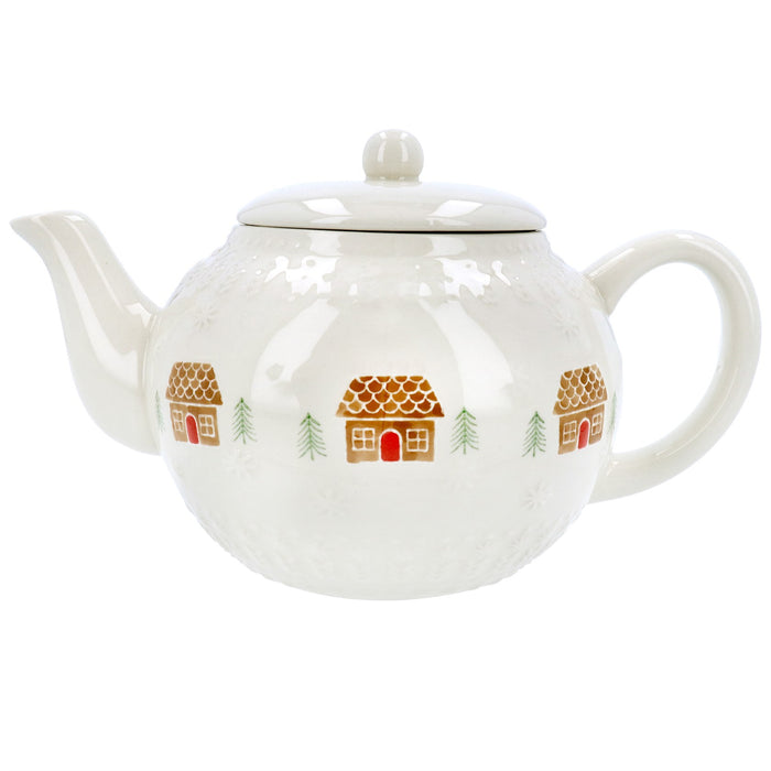 Gisela Graham Gingerbread House Teapot