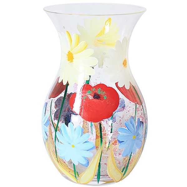 Wild Garden Glass Flower Vase