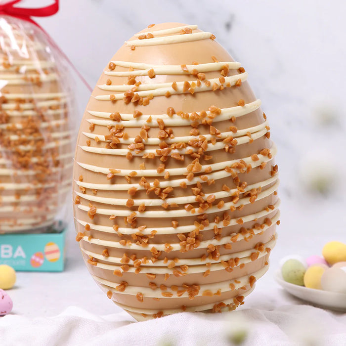Cocoba Golden Chocolate Easter Egg With Caramel Shards