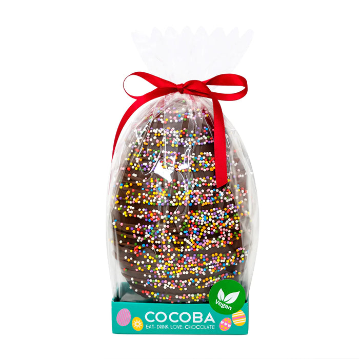 Cocoba Vegan Milk Chocolate Sprinkle Easter Egg
