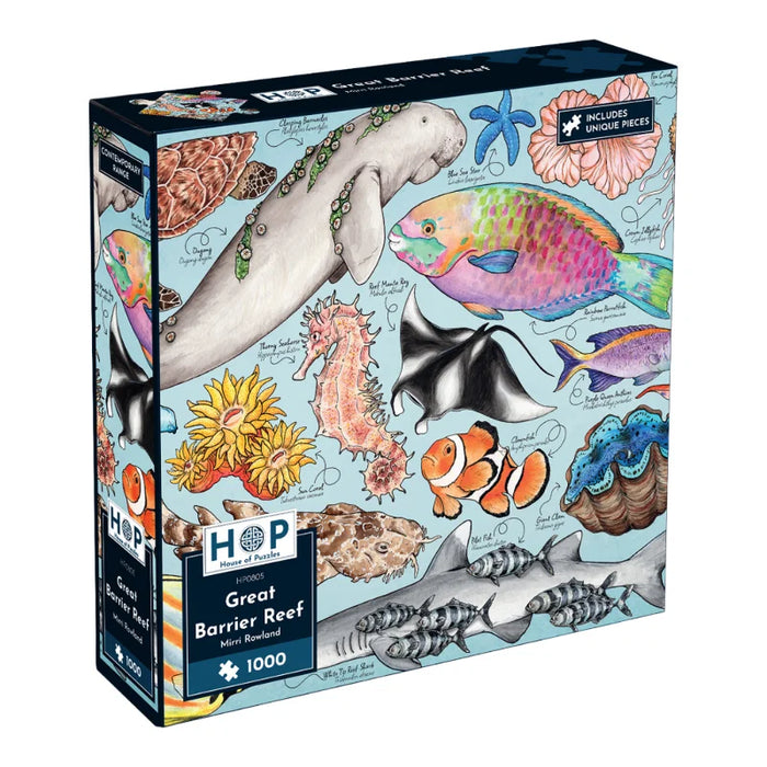 House of Puzzles Great Barrier Reef 1000 Piece Puzzle