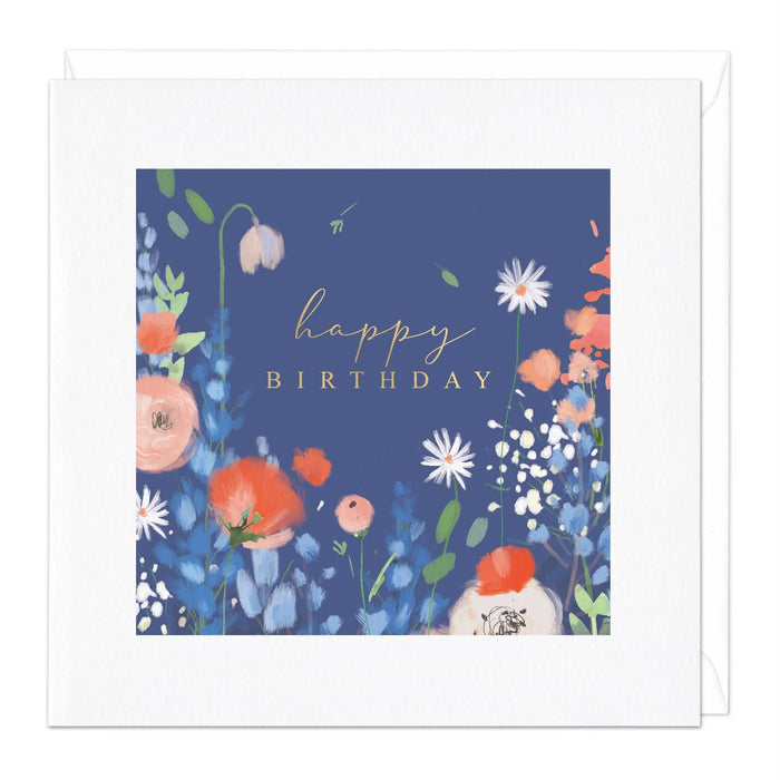 Whistlefish Deep Navy Birthday Card