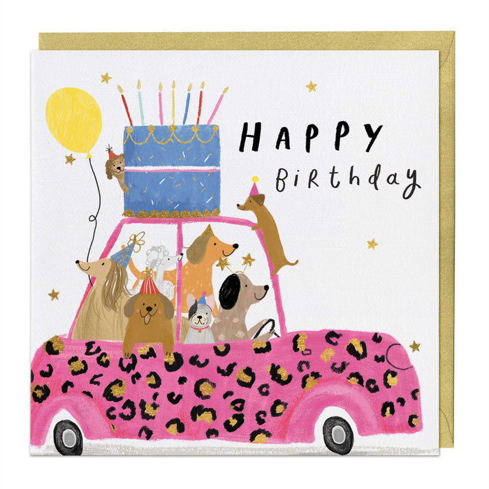 Whistlefish Party Dog Birthday Card