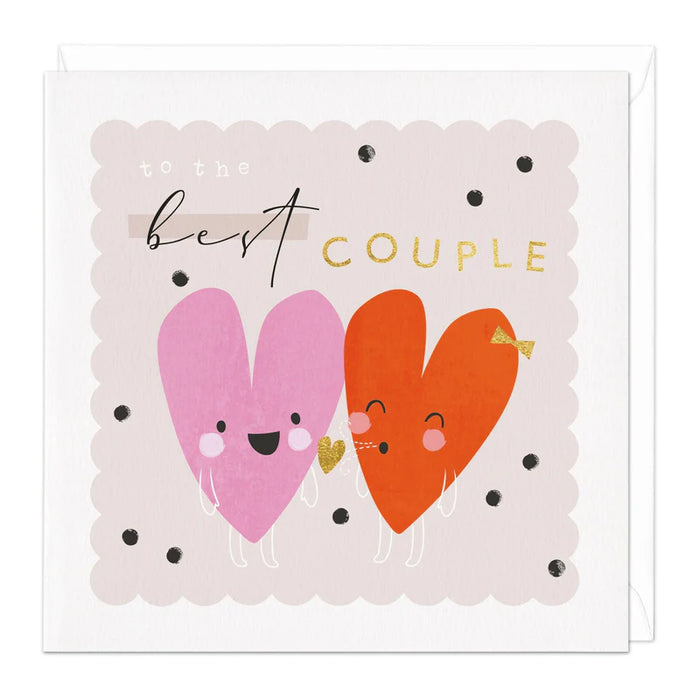 Whistlefish Best Couple Heart Card