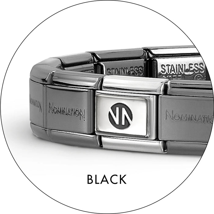 Nomination Classic Base Bracelet Gunmetal Black