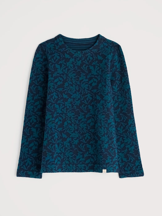 Seasalt Women's Gwennol Top In Drawn Seabed Dark Eden