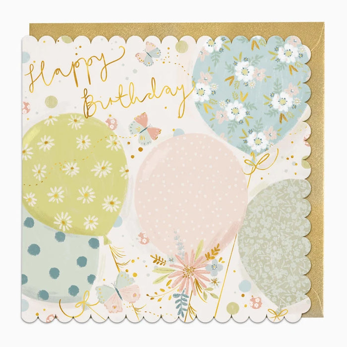 Whistlefish Soft Balloons Birthday Card