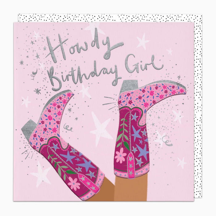 Whistlefish Howdy Birthday Card