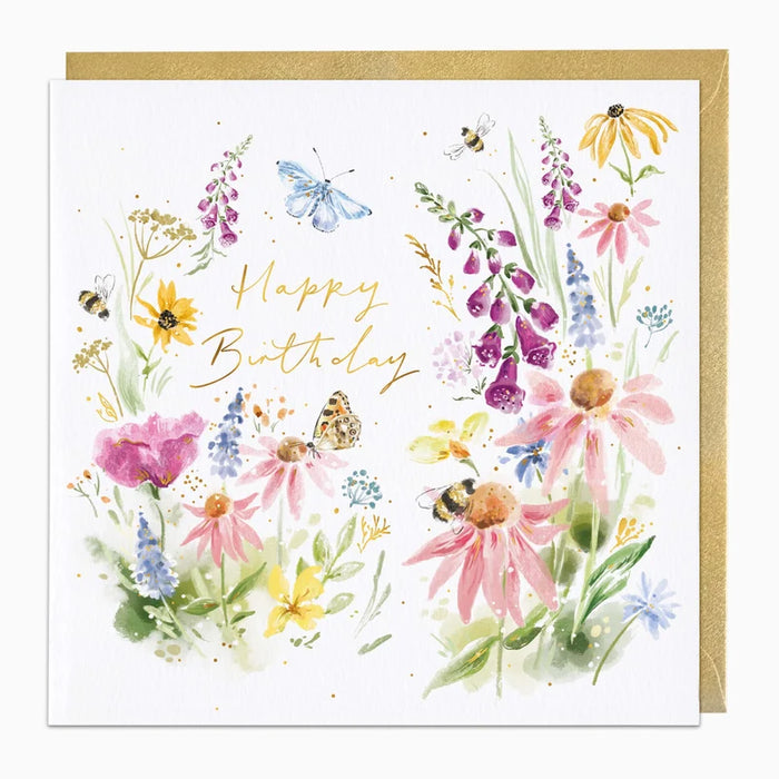 Whistlefish Meadow Flowers Birthday Card