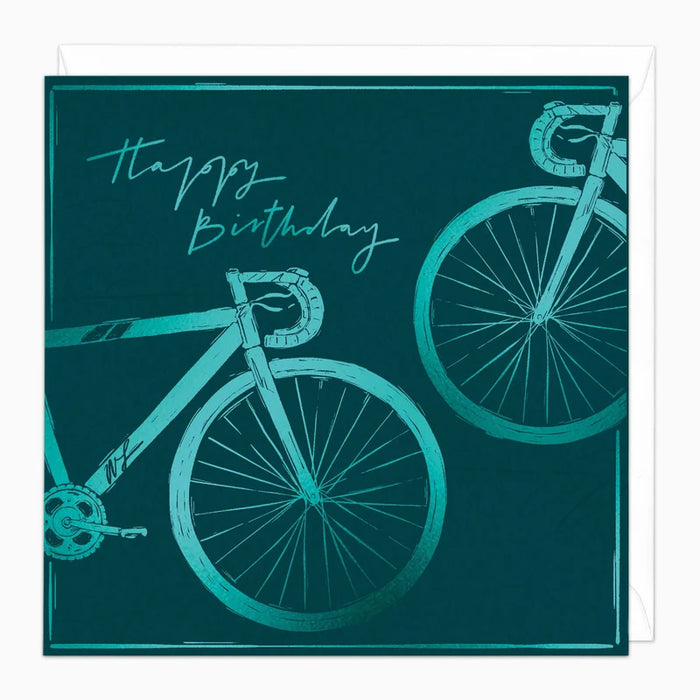 Whistlefish Cycling Birthday Card