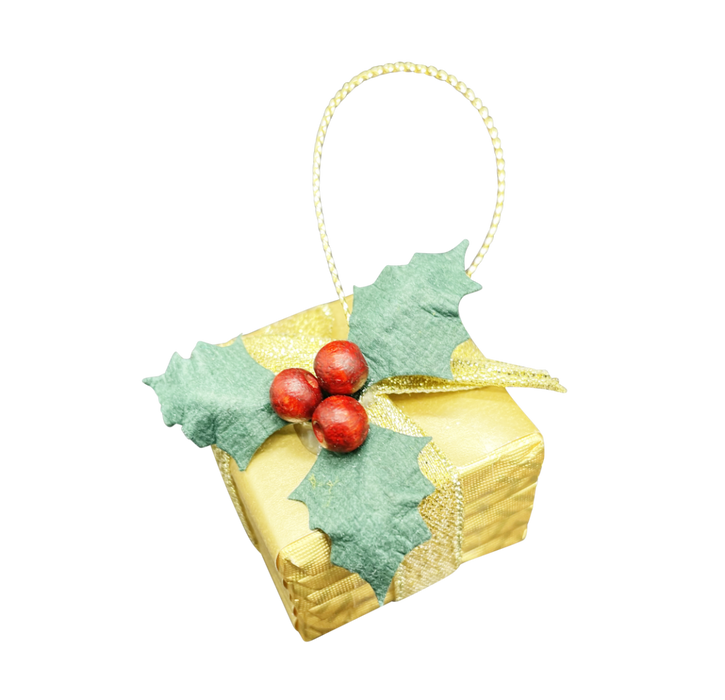 House Of Flavours Christmas Holly Stack Of 5 Milk Chocolate Bars