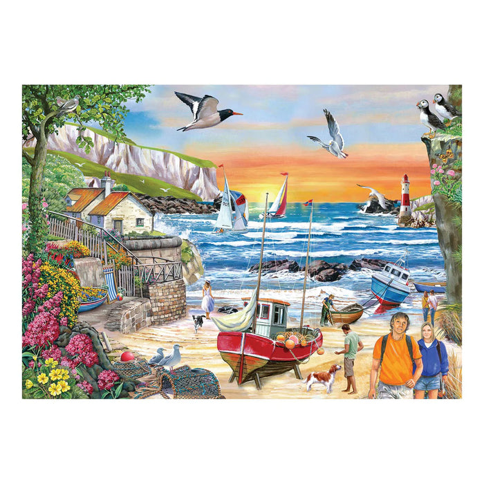 House of Puzzles Seaside Sunset Big 250 Jigsaw Puzzle