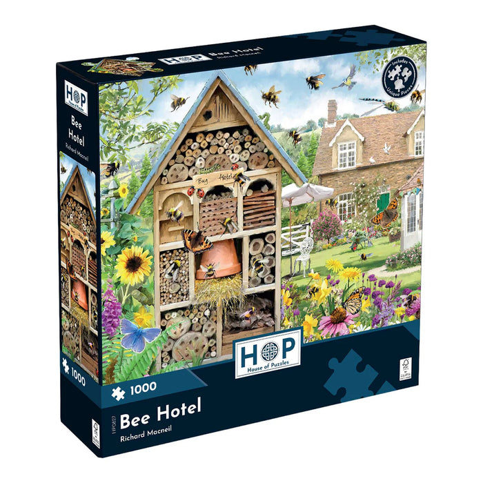 House of Puzzles Bee Hotel 1000 Piece Jigsaw Puzzle